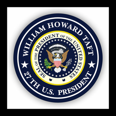 William Howard Taft 27.President United States Wappen Aufkleber Sticker 11cm