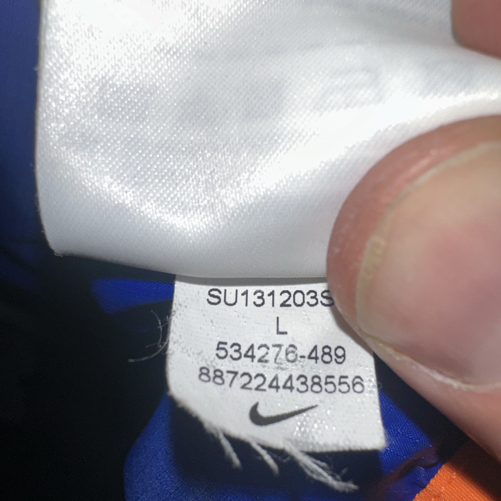 Nike Windrunner Windbreaker Jacket Large Orange B… - image 13