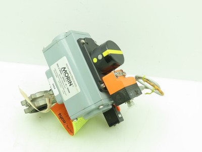 Morin MRA-004U-K-D000 Pneumatic Actuator 1'' Butterfly Solenoid Valve Assembly