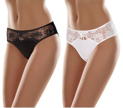 Merry Style Damen Hüftslip Bequemer Baumwollslip Verführerischer Öffnung S-L