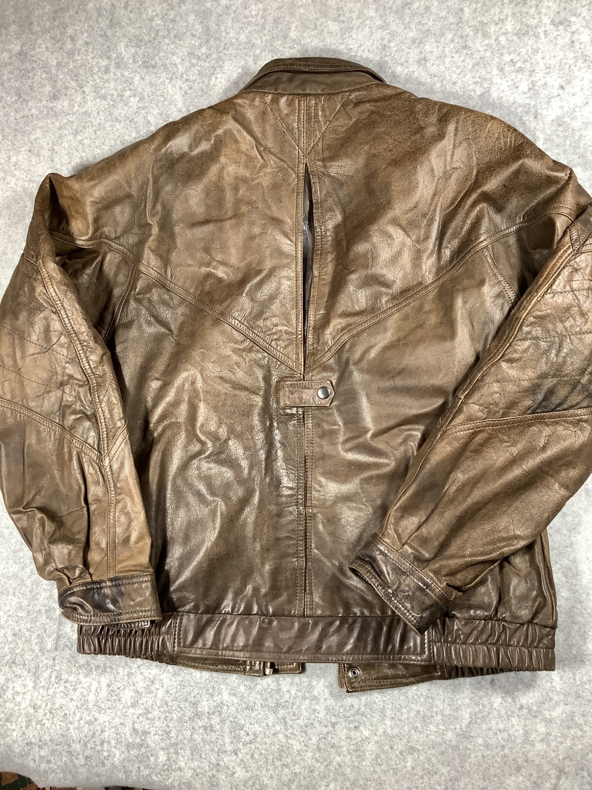 Outdoor Leatherwear Leather Jacket Brown Large Sku 105 image 7