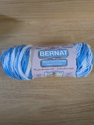 Bernat Baby Coordinates Sweet Stripes Yarn Baby Baby 905 Skein 5.25 Oz