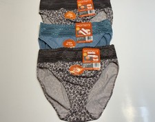 NWT 3 Pairs Warners No Pinching No Problem Lace Hi-Cut Panty Size S/5 5109