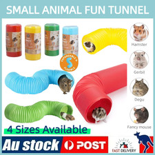 Small Pet Animals Collapsible Play Tunnel Tube for Rabbit Ferret Hamster Toy