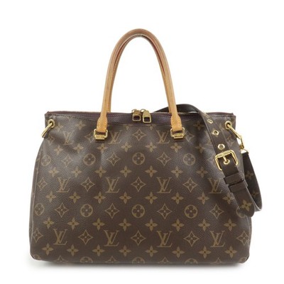 Louis Vuitton Monogram Pallas 2Way Hand Bag Aurore M40906 Authentic Used F/S