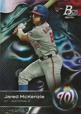 Jared McKenzie 2023 Bowman Platinum #TOP-4 Top Prospects Washington Nationals