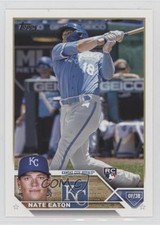 2023 Topps Series 2 Advanced Stats Back 159/300 Nate Eaton #557 8ay