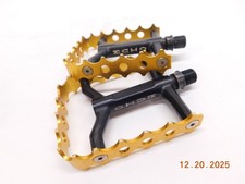 Echo TR Trials Bike Slim Platform Bike Pedal 9/16 Crmo Shafts Gold Anodizing New
