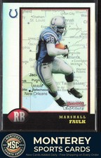 Marshall Faulk 1998 Bowman Chrome Interstate Refractor #104 Indianapolis Colts
