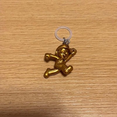 Super Mario Gold Marking Accessory Character Charm Japan Arcade Game Collectible