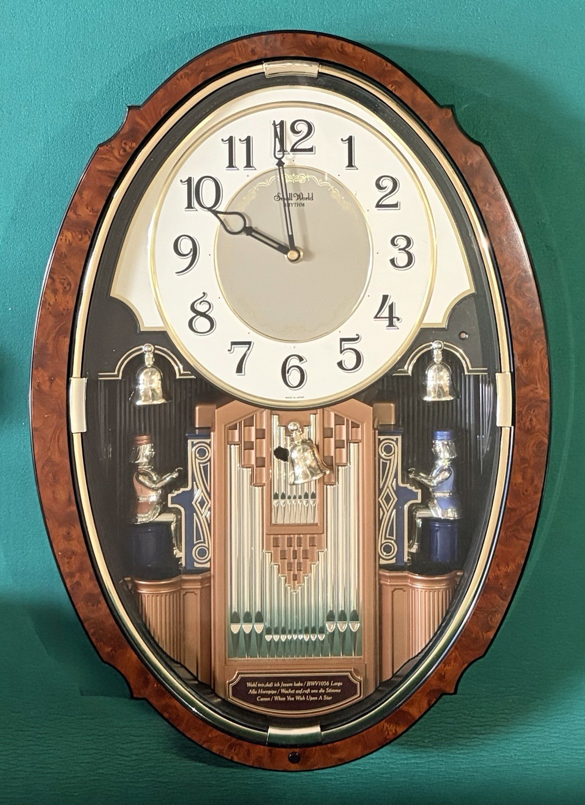 Small World Rhythm Made In Japan Organ Players Musical Wall 