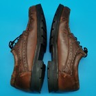 Hobos Men's Comfort Derby Shoes UK 12 EU 46 Brown Leather Lace-Up Casual Work