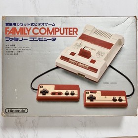 Nintendo Famicom Console Early Model Boxed Tested Cleaned AC Adapter RF Manual