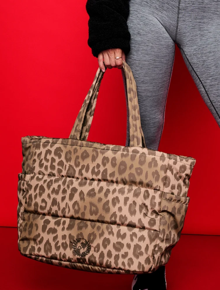 Grand Sac Week-end Victoria's Secret – Imprimé Léopard Rose – Sac De Voyage Duffle