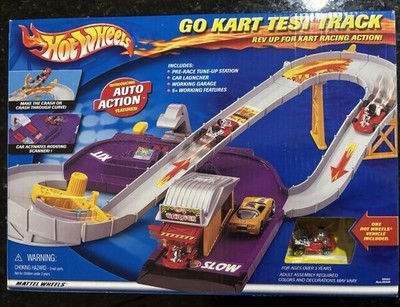 Hot Wheels Go Kart Test Track with Red Go Kart #88462 Sealed NIB