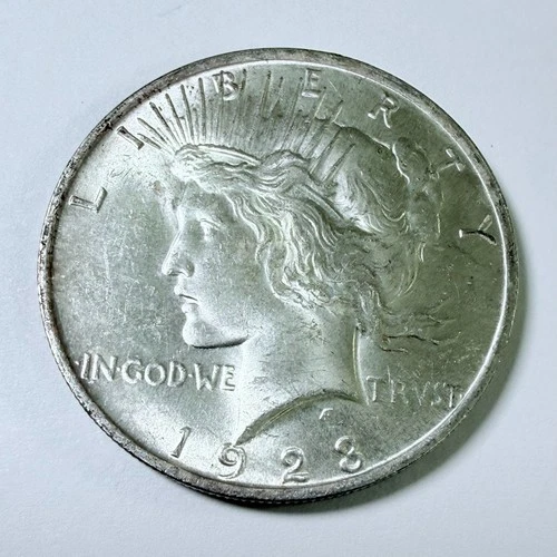 1923 Peace Silver Dollar $1 - 90% Silver - Circulated Coin #7738