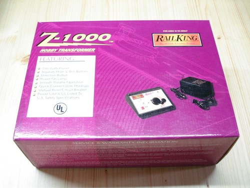 MTH RAILKING Z-1000 CONTROLLER & TRANSFORMER POWER UNIT 40-1000 O SCALE MTH RAILKING Z-1000 CONTROLLER & TRANSFORMER POWER UNIT 40-1000 O SCALE