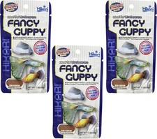  3 Pack Usa Tropical Fancy Guppy For Pet Health 0.77-Ounce Each