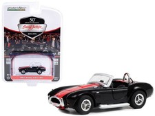 1/64 Greenlight 1965 Shelby Cobra 427 Barrett Jackson Black Diecast Model 37270A