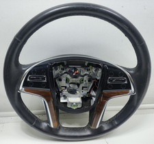 2015 - 2020 Cadillac Escalade Esv Black Woodgrain Steering Wheel 84310987 Oem