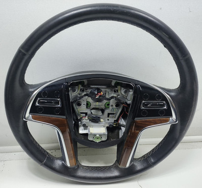 2015 - 2020 CADILLAC ESCALADE ESV BLACK  WOODGRAIN Steering Wheel 84310987 OEM