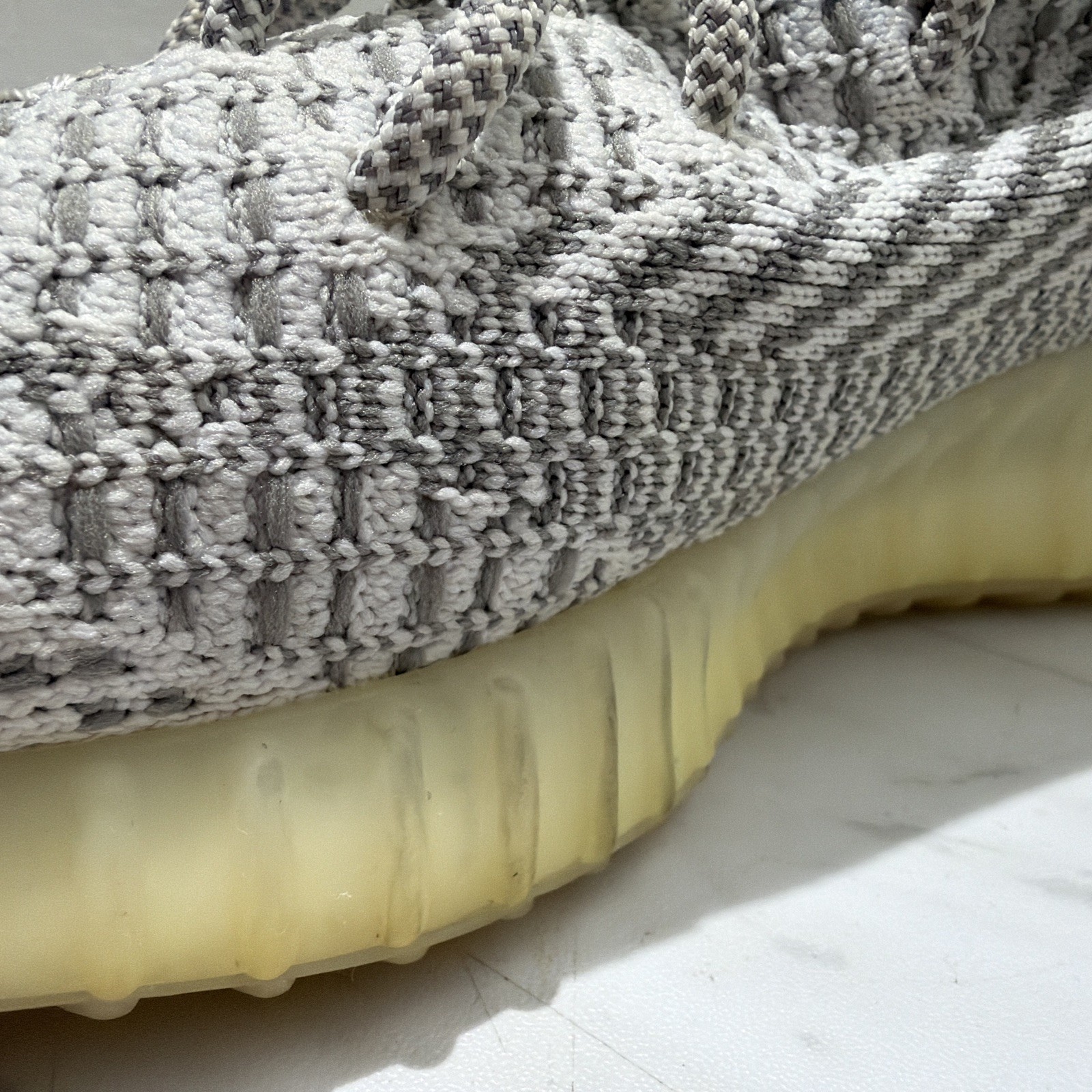 Adidas Yeezy Boost 350 V2 Natural FZ5246 Size 7.5 Pre-Owned thumbnail 12