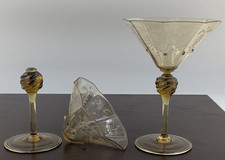 Salviati Murano "Regina Margherita" Martini Vetro Veneziano Italia Vintage - LEGGI