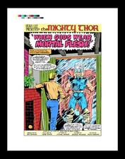 Herb Trimpe Thor #415 Rare Production Art Pg 1