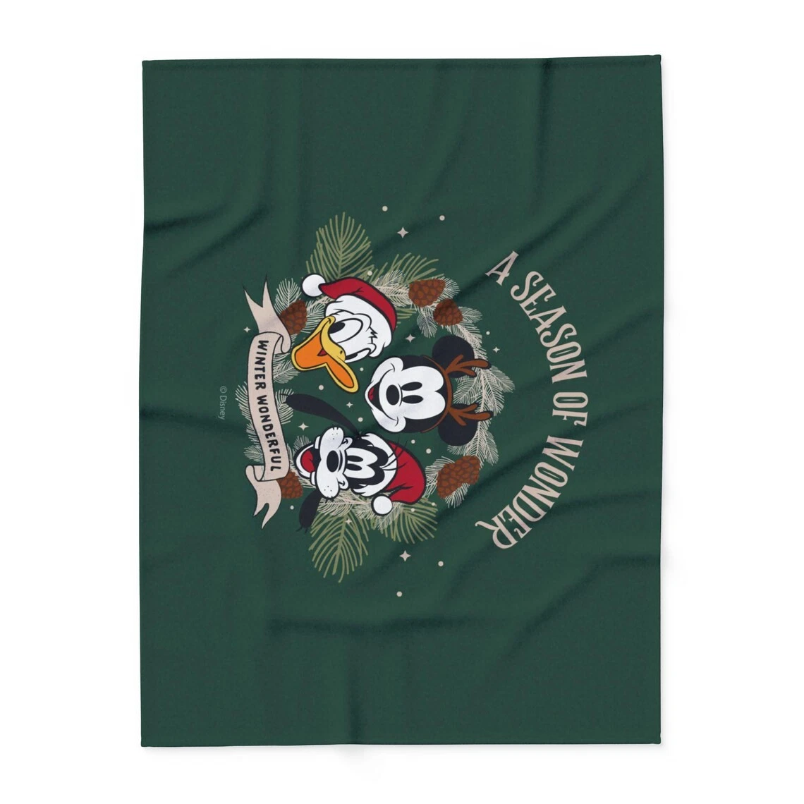 Fleece Blanket Funny Mickey Mouse, Donald Duck Happy 13