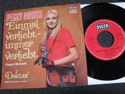 Peggy March-Einmal verliebt immer verliebt 7''-1971 Germany-Decca-D 29 077