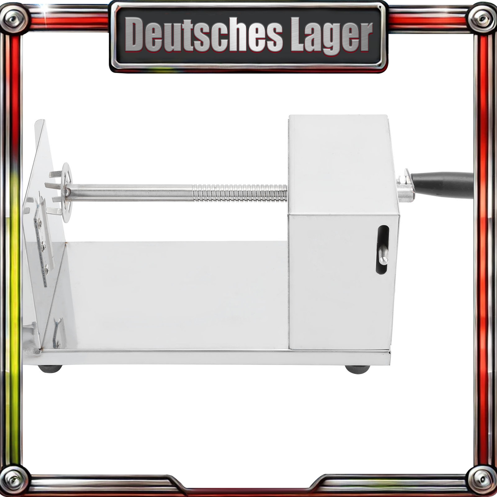 Edelstahl Kartoffelspiralschneider - Manueller Spiral-Kartoffelschneider