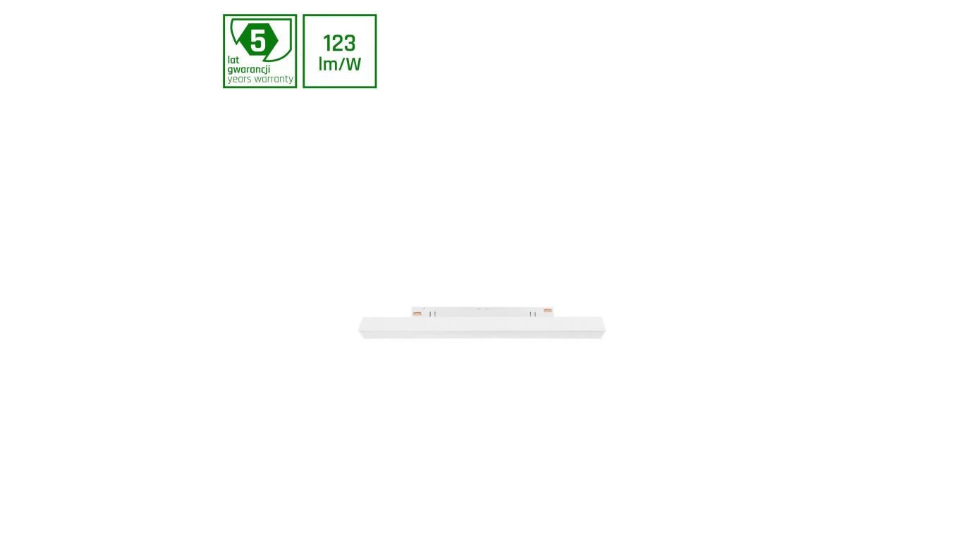 СИСТЕМА SHIFT - LINE с регулировкой по высоте 304x23x42 мм, 8 Вт, 100 вт, 5 вт большой ширины