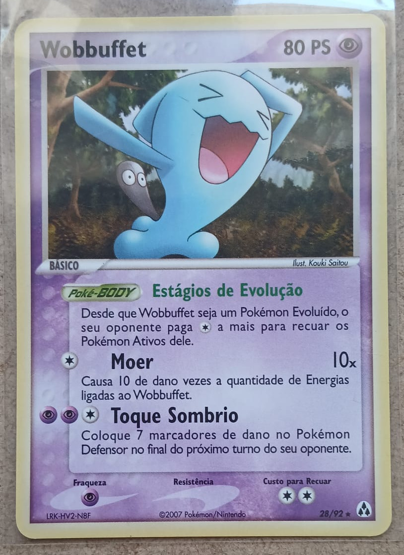 [NM] [PT] POKÉMON Wobbuffet #28 EX Legend Maker
