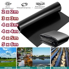 Pellicola per laghetto 2-6 m pellicole per laghetto HDPE residui ruscello giardino paesaggistica 0,5 mm