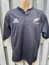 Adidas 2007 New Zealand All Blacks Rugby Union shirt jersey Size medium M