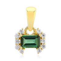 Cavill Indigolith AnhäNger 0,71Ct Goldplattiert 925 Silber Damen