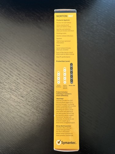 2012 Norton 360 for 3 PCs 1 Yr Windows XP, Vista, 7 & 8 with Key NEW & SEALED - Picture 4 of 6