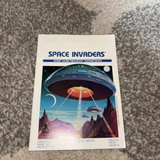 Vintage 1980 Atari Video Gam Space Invaders Pattern/Direction Book