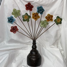 extra large tall colorful metal flowers pictu...