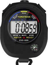 Waterproof Stopwatch,Digital Stopwatch Timer,Sport Stop Watch,Interval Timer wit