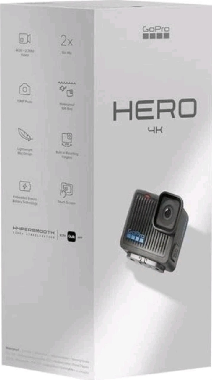Boxed GoPro Hero 4k UltraHD action Cam