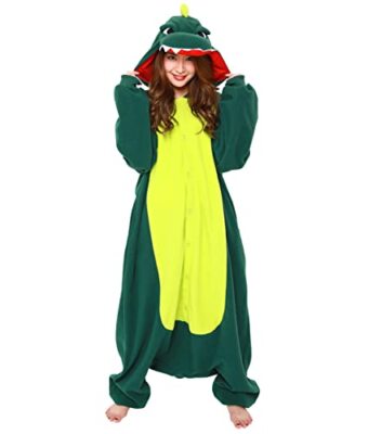 Sazac kigurumi Cosplay Costume Kaiju Monster / Green unisex 165cm
