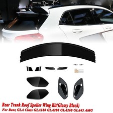 1Set Painted Black Rear Trunk Spoiler for Mercedes X156 GLA Class GLA250/45 AMG 1Set Painted Black Rear Trunk Spoiler for Mercedes X156 GLA Class GLA250/45 AMG