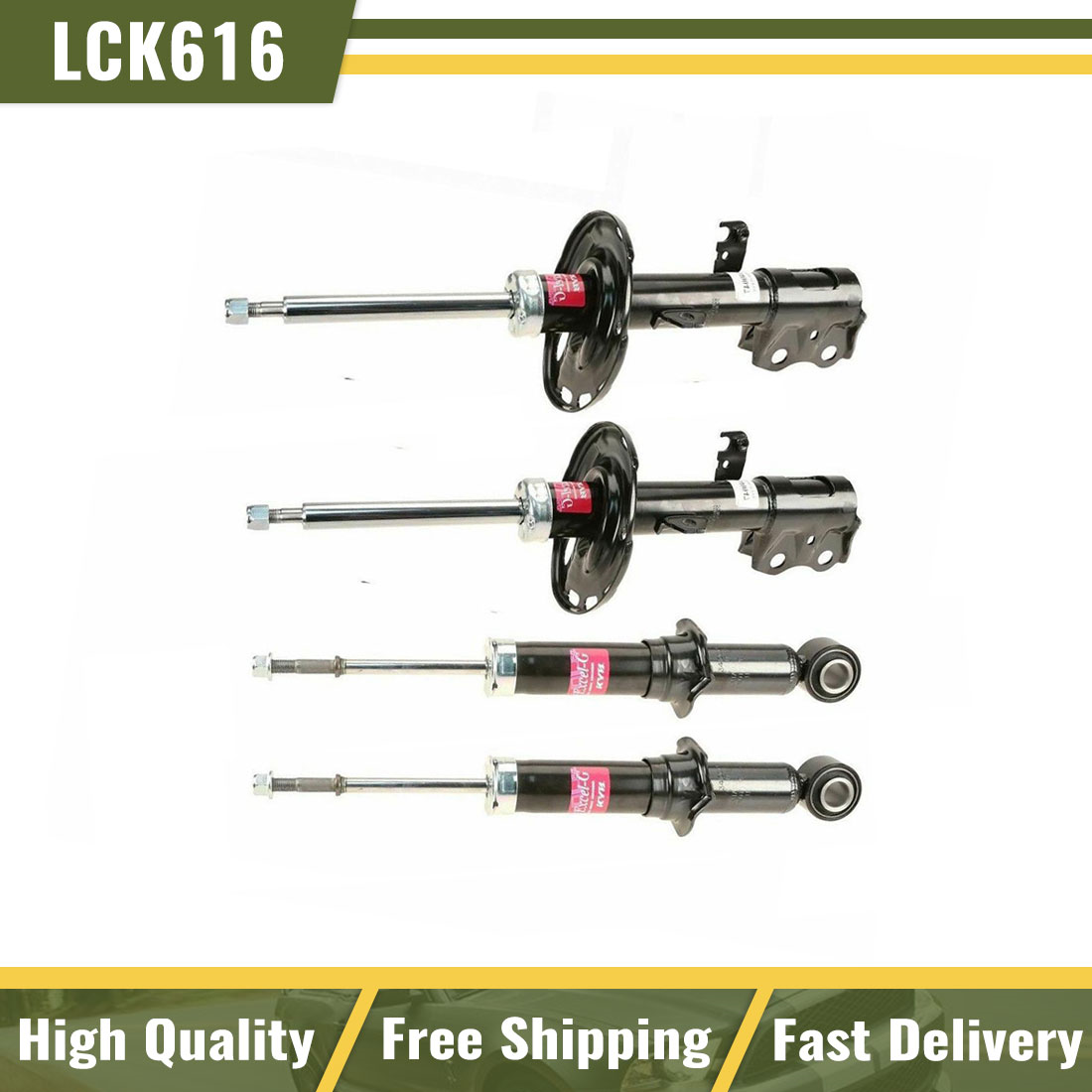 KYB Suspension Strut Fits Toyota Corolla 14-16 Complete Front Rear