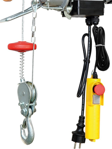 PARANCO ARGANO VERRICELLO ELETTRICO SOLLEVATORE CARICHI 125 / 250 KG TELECOMANDO - Foto 3 di 5