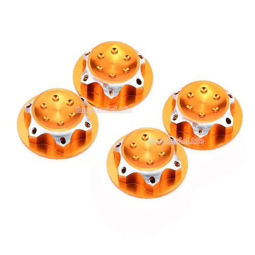 4PCS Alloy Wheel Hub Cover Antidust Cover hex Nut Adapter For 1/8 RC Model car - Picture 11 of 18