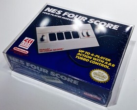 1 Box Protector for the NES FOUR SCORE Box!   See pictures! Clear Display Case