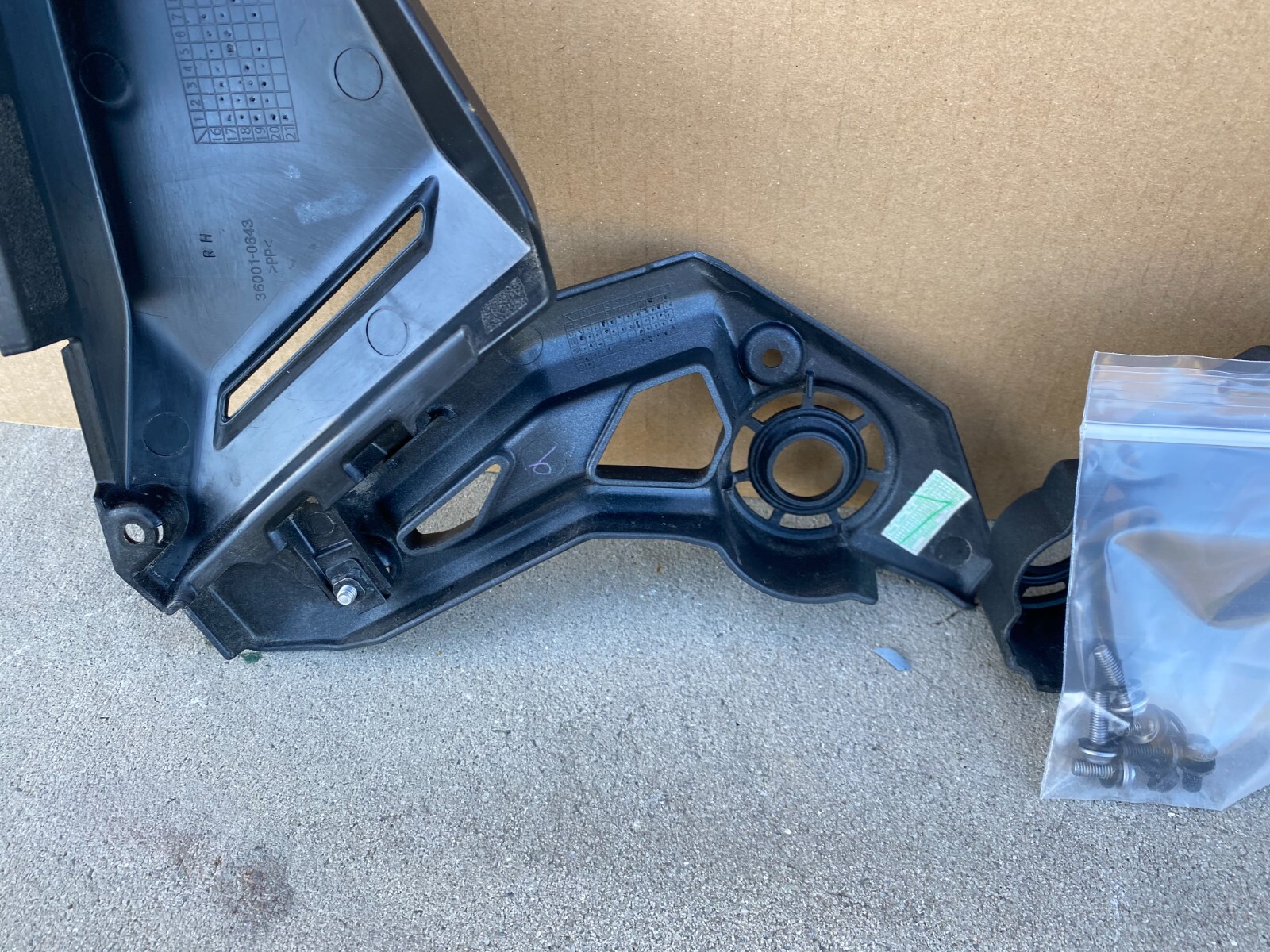 2017-2021 Kawasaki EX650 Fairing Side Cover Left Right Body Foot Frame trim OEM