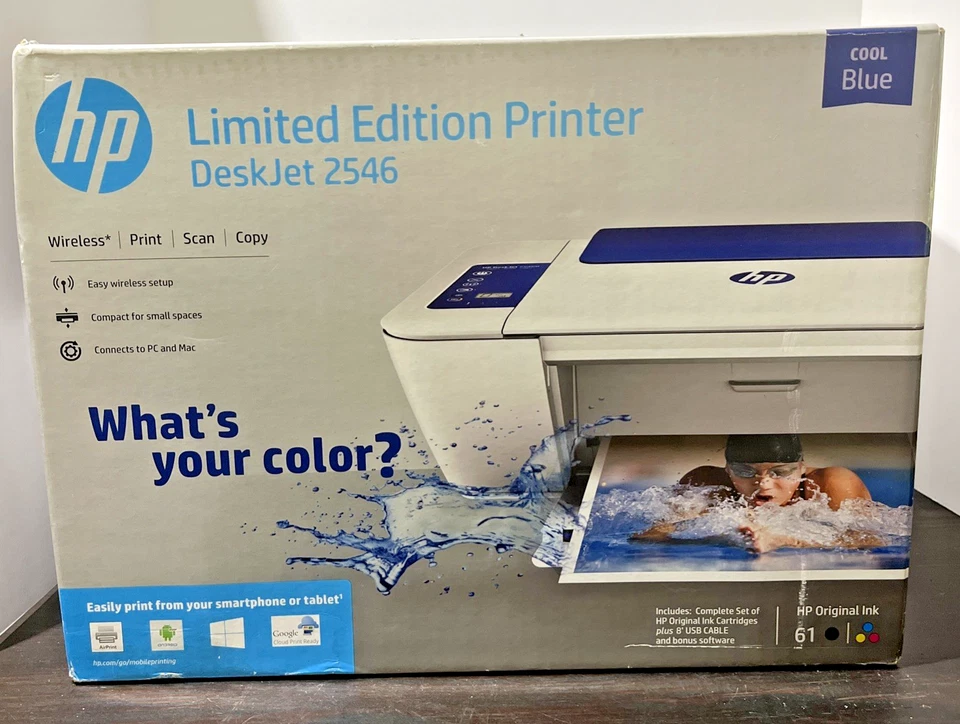 HP Deskjet 2546 Limited Edition Wireless Inkjet All-in-one Printer New - Image 3 of 4