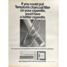 Tareyton Cigarettes 1967 Vintage Print Ad Retro Cigarette Memorabilia Smoking Ad